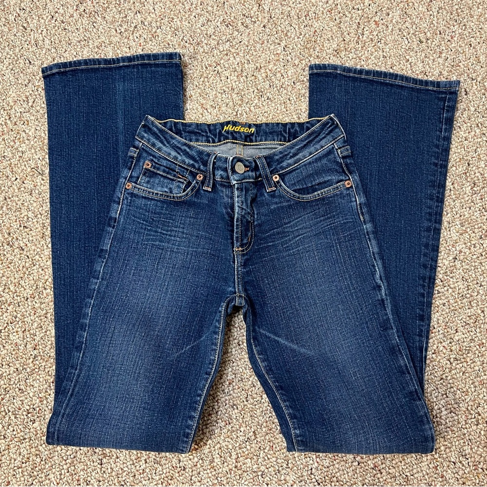 Hudson Jeans Women's Dark Blue Boot Cut Jeans